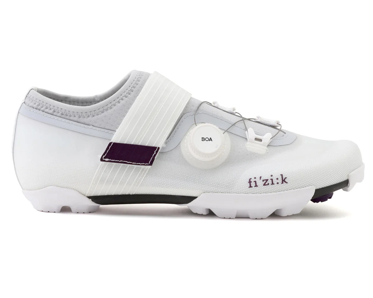 fizik Ferox 2 Carbon Gravel/XC MTB Shoes (White/Light Grey) (42.5)